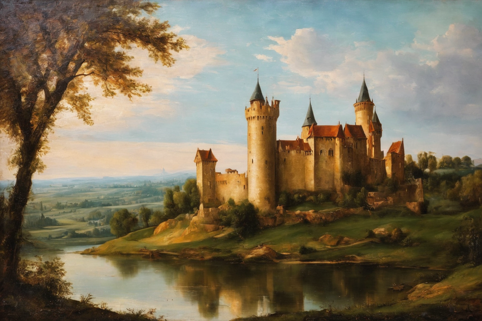 09630-3730433698-((Masterpiece, best quality)),beautiful colors, sharp contrast,oil painting, vintage,crackled paint,_painting of a medieval cast.png